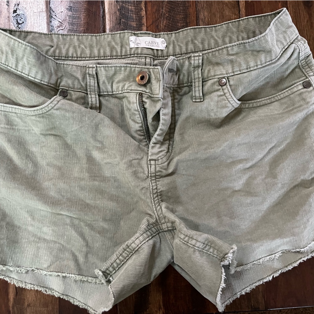 Carve Designs Olive Green Women's Shorts